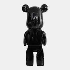 Statues & Sculptures Table Top|Floor Standing^Aero Bear 50cm Black Resin Indoor Sculpture