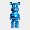 Statues & Sculptures Table Top|Floor Standing^Aero Bear 50cm Blue Resin Indoor Sculpture