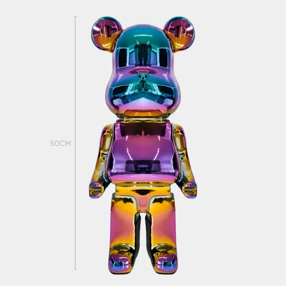 Statues & Sculptures Table Top|Floor Standing^Aero Bear 50cm Dynamic Colour Resin Indoor Sculpture