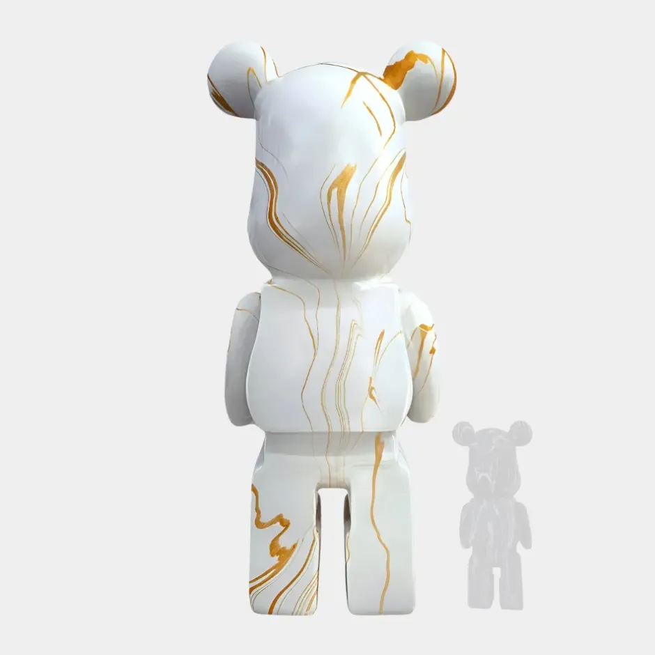 Statues & Sculptures Floor Standing|Animals^Aero Bear 165cm White Resin Indoor Sculpture