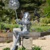 Statues & Sculptures Fairies^Alette Fairy 60cm Metal Wire Garden Sculpture