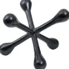 Statues & Sculptures Table Top|Abstract^Atomic Bloom 16cm Black Metal Indoor Sculpture