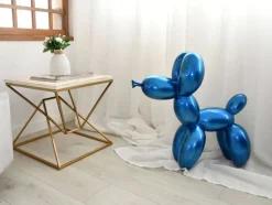 Statues & Sculptures Floor Standing|Balloon Dogs^Balloon Dog 62cm Blue Resin Indoor Sculpture