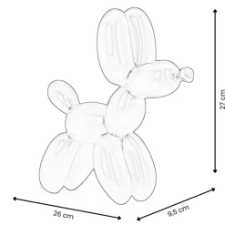 Statues & Sculptures Table Top|Balloon Dogs^Balloon Dog 27cm Fuchsia Resin Indoor Sculpture