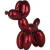 Statues & Sculptures Table Top|Floor Standing^Balloon Dog 60cm Red Resin Indoor Sculpture