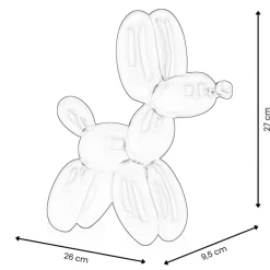 Statues & Sculptures Table Top|Balloon Dogs^Balloon Dog 27cm White Resin Indoor Sculpture