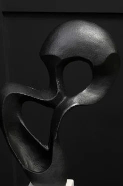 Statues & Sculptures Table Top|Abstract^Black Mirage 52cm Metal Indoor Sculpture