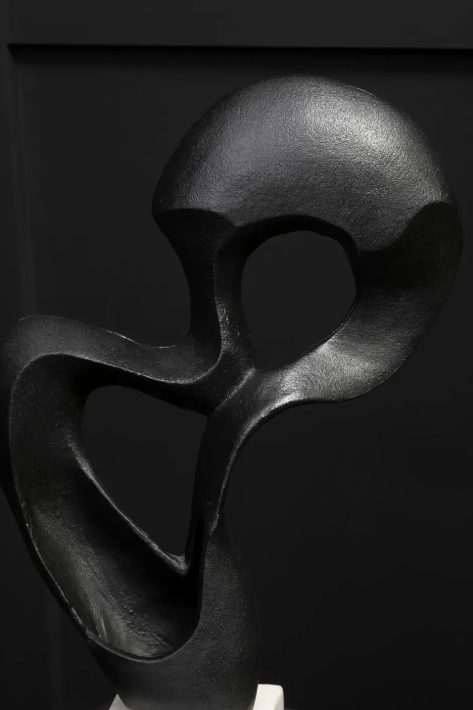 Statues & Sculptures Table Top|Abstract^Black Mirage 52cm Metal Indoor Sculpture