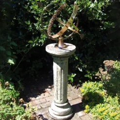 Statues & Sculptures Armillary Sundials^Brighton Armillary 125cm Stone Garden Sundial