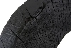 Statues & Sculptures Table Top|Abstract^Carbon Halo 53cm Black Wood Indoor Sculpture