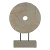 Statues & Sculptures Table Top|Abstract^Celestial Circle 50cm Wood Indoor Sculpture