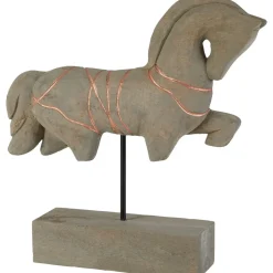 Statues & Sculptures Table Top|Animals^Celestial Horse 40cm Wood Indoor Sculpture
