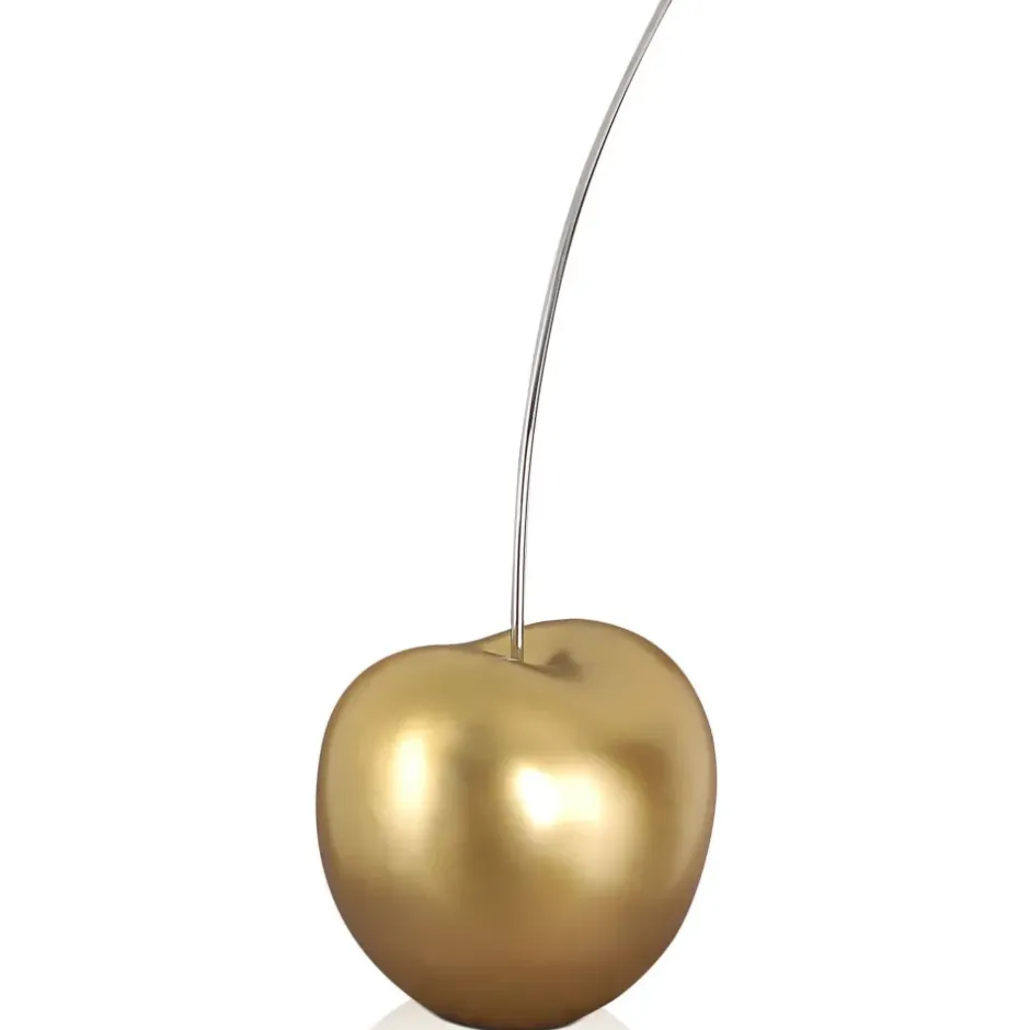 Statues & Sculptures Table Top|Contemporary^Cherry Pop 66cm Gold Resin Indoor Sculpture