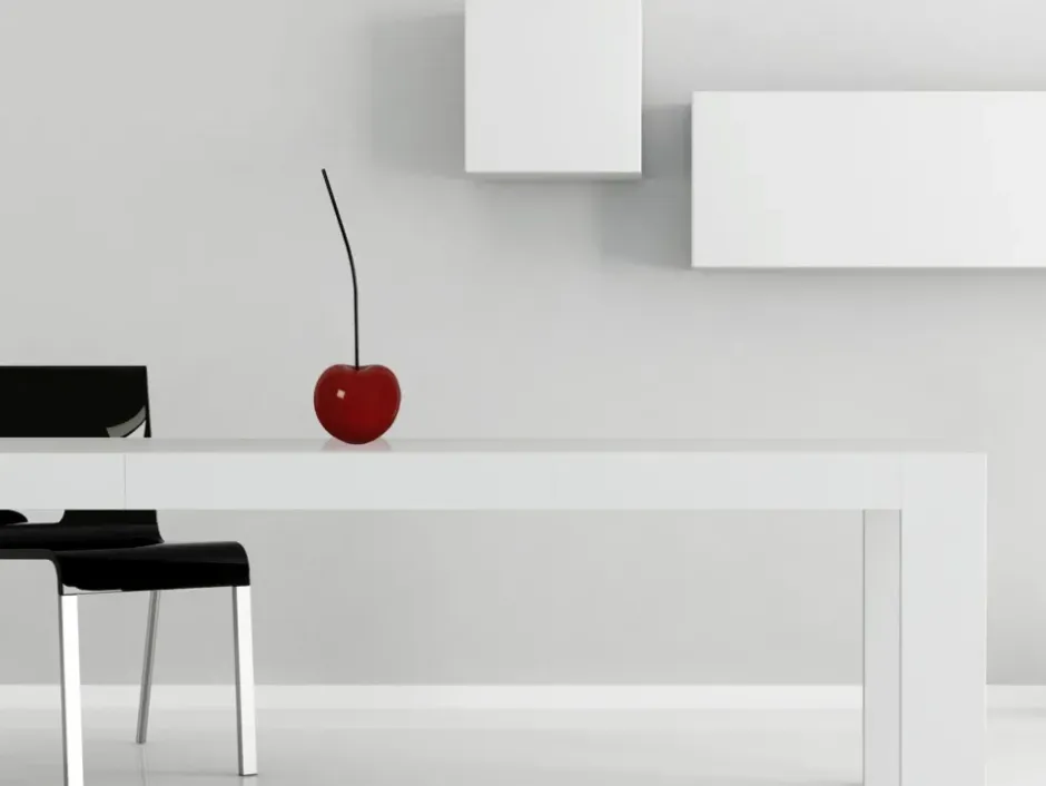 Statues & Sculptures Table Top|Contemporary^Cherry Pop 44cm Red Resin Indoor Sculpture