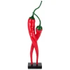 Statues & Sculptures Table Top|Contemporary^Chilli Fusion 59cm Red Resin Indoor Sculpture