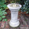 Statues & Sculptures Garden Sundials^Classical Brass Stone Garden Sundial