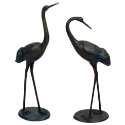Statues & Sculptures Cranes^Classic Cranes Bronze Metal Garden Ornaments