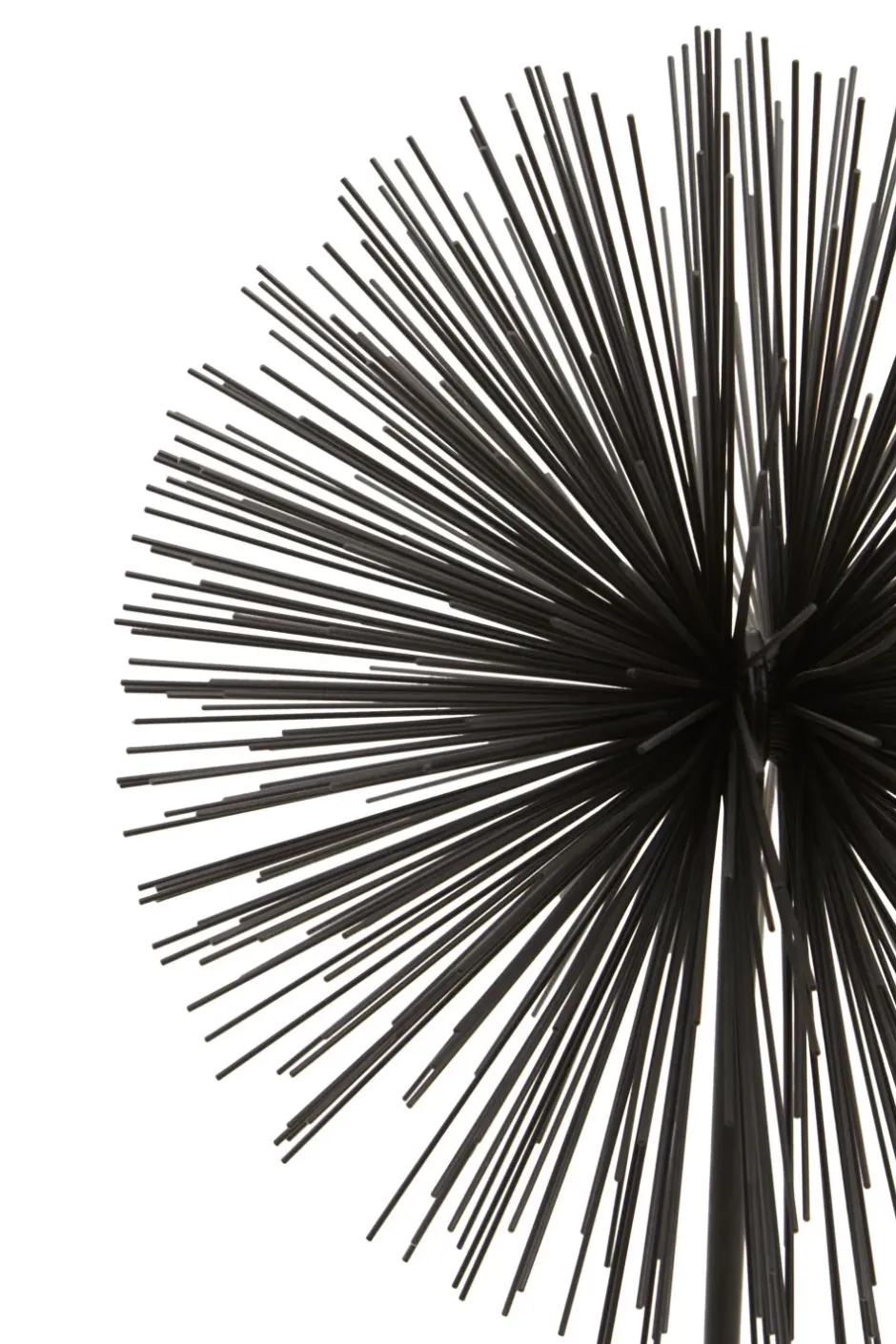 Statues & Sculptures Table Top|Abstract^Cosmic Pulse 64cm Black Metal Indoor Sculpture