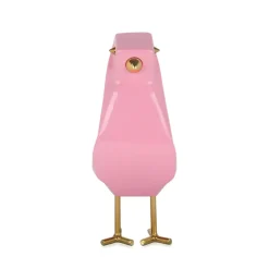 Statues & Sculptures Table Top|Animals^Cubic Bird 30cm Pink Resin Indoor Sculpture