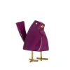 Statues & Sculptures Table Top|Animals^Cubic Bird 14cm Violet Resin Indoor Sculpture