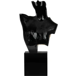 Statues & Sculptures Figurative|Table Top^Divided Diva 50cm Black Resin Indoor Sculpture