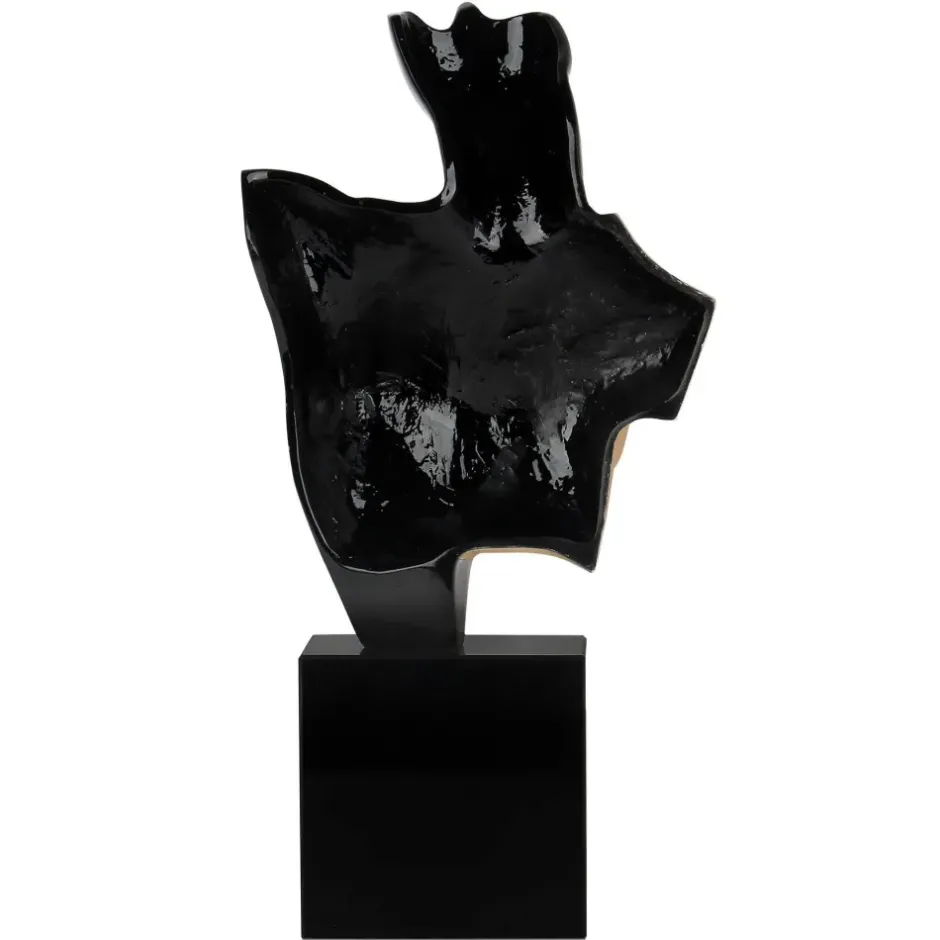 Statues & Sculptures Figurative|Table Top^Divided Diva 50cm Black Resin Indoor Sculpture