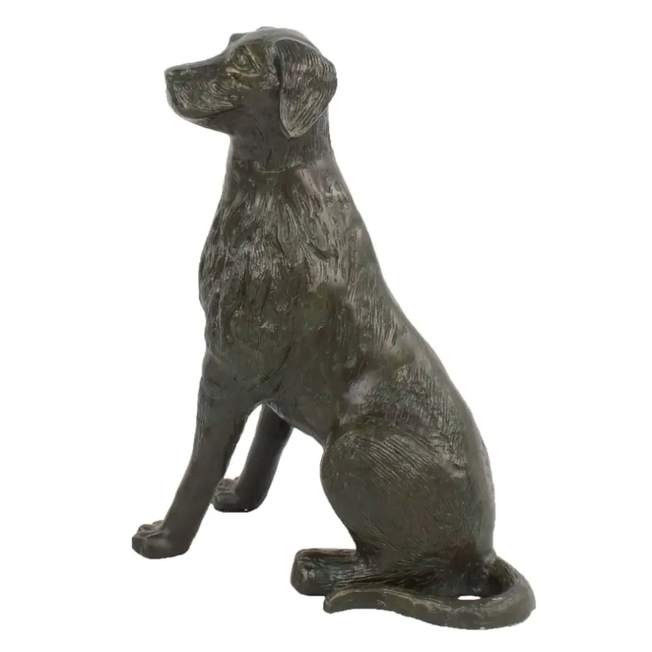 Statues & Sculptures Dogs^Duke the Dog Bronze Metal Garden Ornament