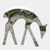 Statues & Sculptures Wildlife|Stags & Deers^Dynamic Deer 91cm Metal Garden Sculpture