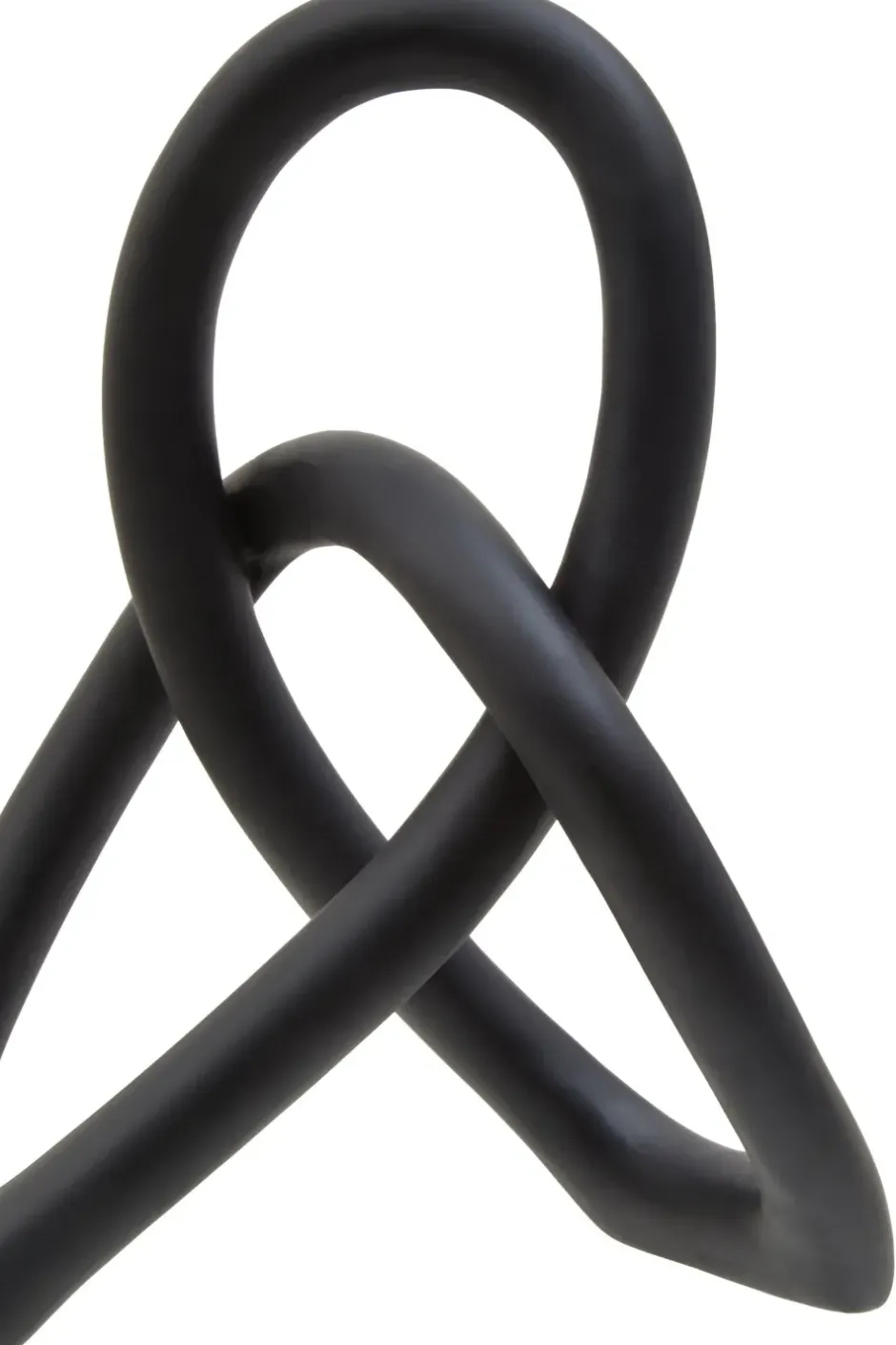 Statues & Sculptures Table Top|Abstract^Eternal Curves 19cm Black Resin Indoor Sculpture