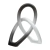Statues & Sculptures Table Top|Abstract^Eternal Curves 19cm Black & White Resin Indoor Sculpture