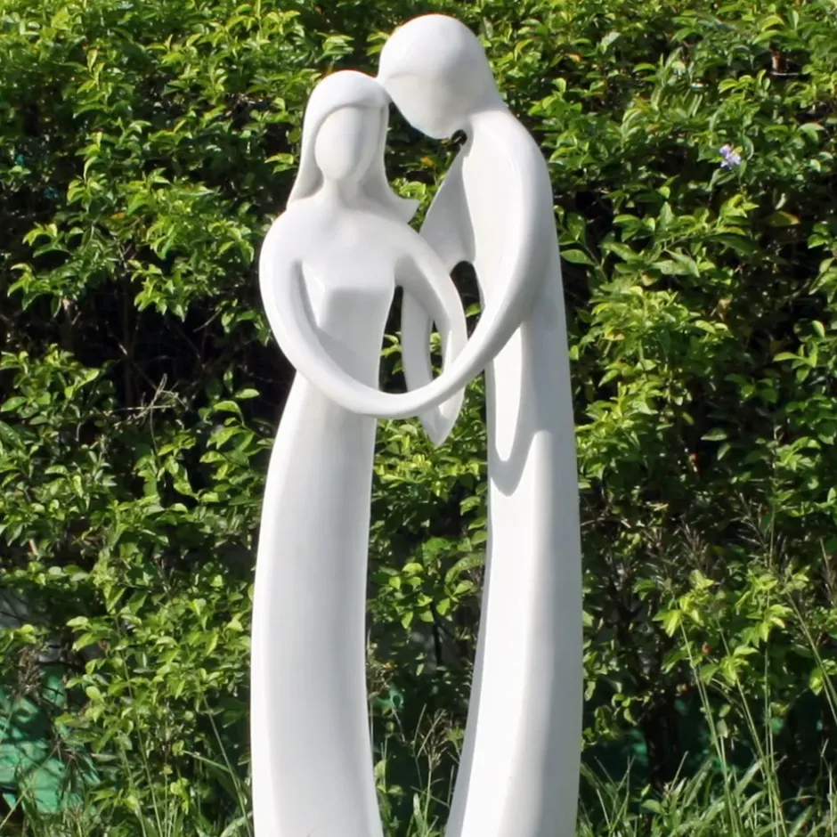 Statues & Sculptures Modern^Eternal Love 80cm Marble Resin Garden Statue