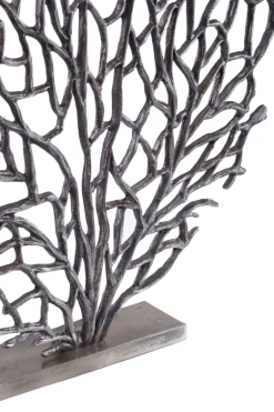 Statues & Sculptures Table Top|Contemporary^Euphoric Coral 53cm Black Metal Indoor Sculpture