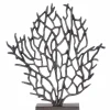 Statues & Sculptures Table Top|Contemporary^Euphoric Coral 43cm Black Metal Indoor Sculpture