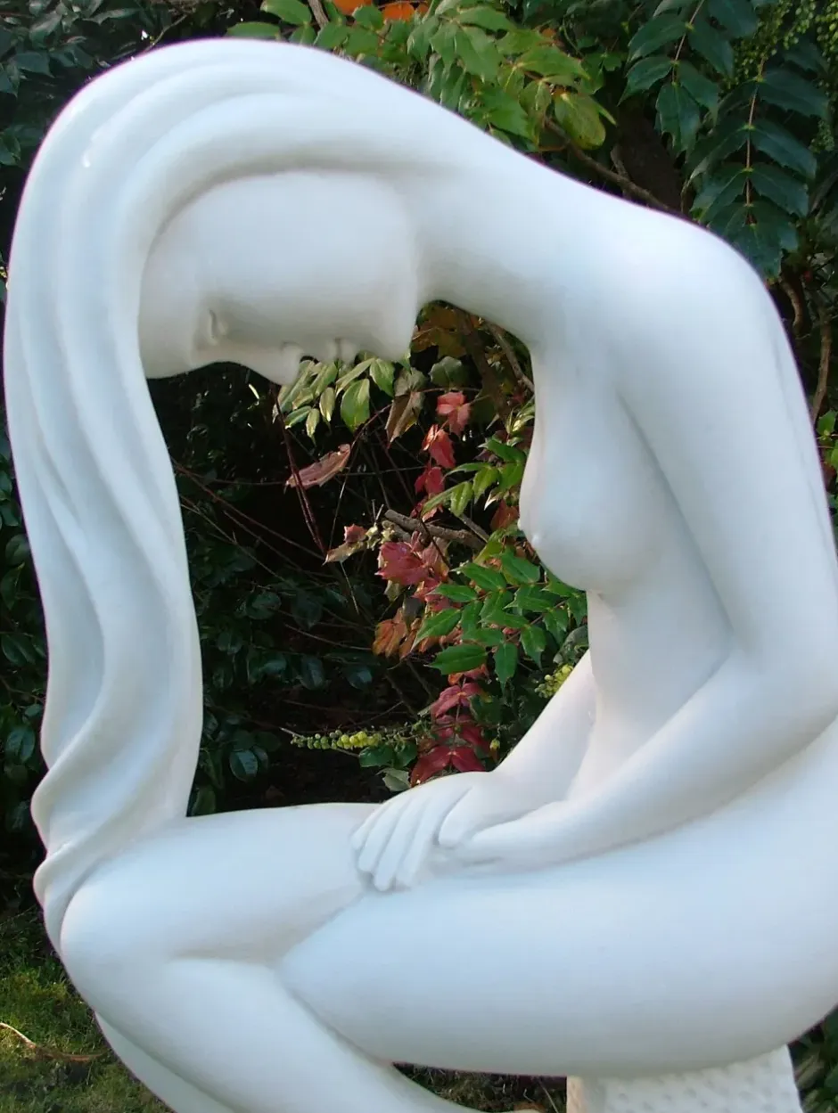 Statues & Sculptures Modern^Europa 80cm Marble Resin Garden Statue