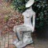 Statues & Sculptures Modern^Fadila 100cm Modern Stone Garden Statue