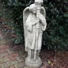 Statues & Sculptures Angel^Fallen Angel Stone Garden Statue