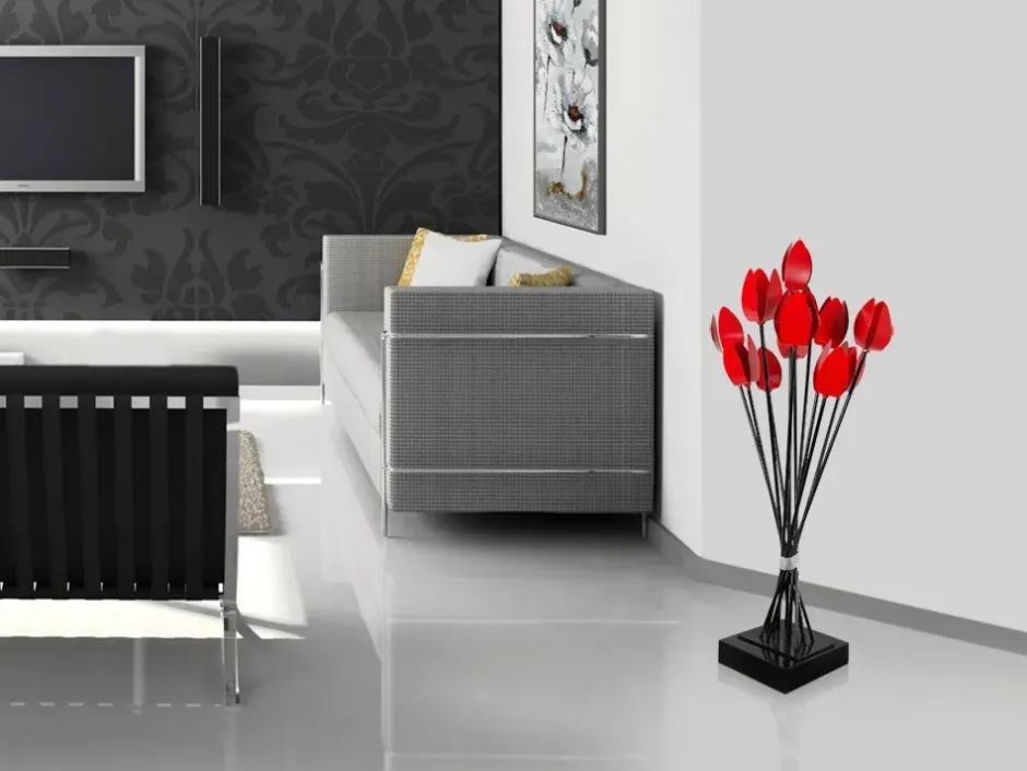 Statues & Sculptures Table Top|Floor Standing^Floral Awakening 91cm Metal Indoor Sculpture