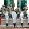 Statues & Sculptures Children^Four Seasons Children Stone Garden Statues on Pedestals