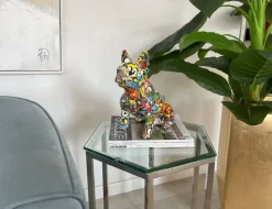 Statues & Sculptures Table Top|Animals^French Bulldog 30cm Comic Art Resin Indoor Sculpture