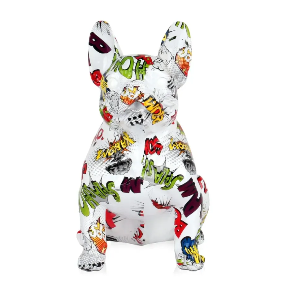 Statues & Sculptures Table Top|Pop Art^French Bulldog 30cm Pop Art Resin Indoor Sculpture