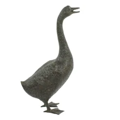 Statues & Sculptures Goose^Goose 66cm Bronze Metal Garden Ornament