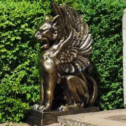 Statues & Sculptures Griffins^Gothic Griffins Bronze Metal Garden Statues