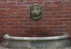 Statues & Sculptures Water Features^Half Circle Small Stone Pool Surround Water Feature