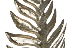 Statues & Sculptures Table Top|Contemporary^Harmonic Leaf 67cm Metal Indoor Sculpture