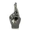 Statues & Sculptures Table Top|Contemporary^Hope Hand 28cm Anthracite Resin Indoor Sculpture