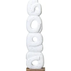 Statues & Sculptures Table Top|Abstract^Infinite Quartet 61cm White Wood Indoor Sculpture