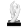 Statues & Sculptures Table Top|Contemporary^Infinite Touch 36cm White Resin Indoor Sculpture