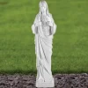 Statues & Sculptures Jesus^Jesus Christ 51cm Marble Resin Garden Statue