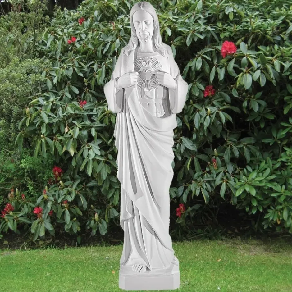 Statues & Sculptures Jesus^Jesus Christ 82cm Marble Resin Garden Statue