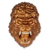 Statues & Sculptures Wall Art|Animals^King Gorilla 43cm Bronze Resin Wall Sculpture